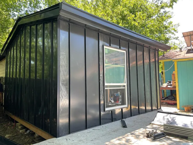 Black standing seam metal wall panels for Roof Inspection in Spotswood