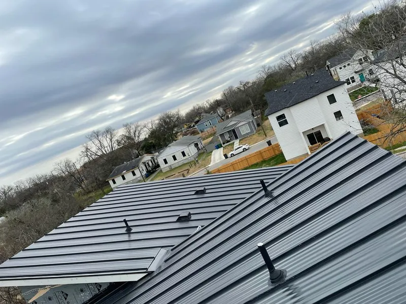 Standing seam metal roof panels with vents for Skylight Repair in Spotswood